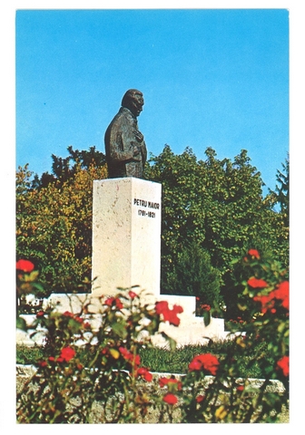 1922-1 - Reghin. Statuia lui Petru Maior